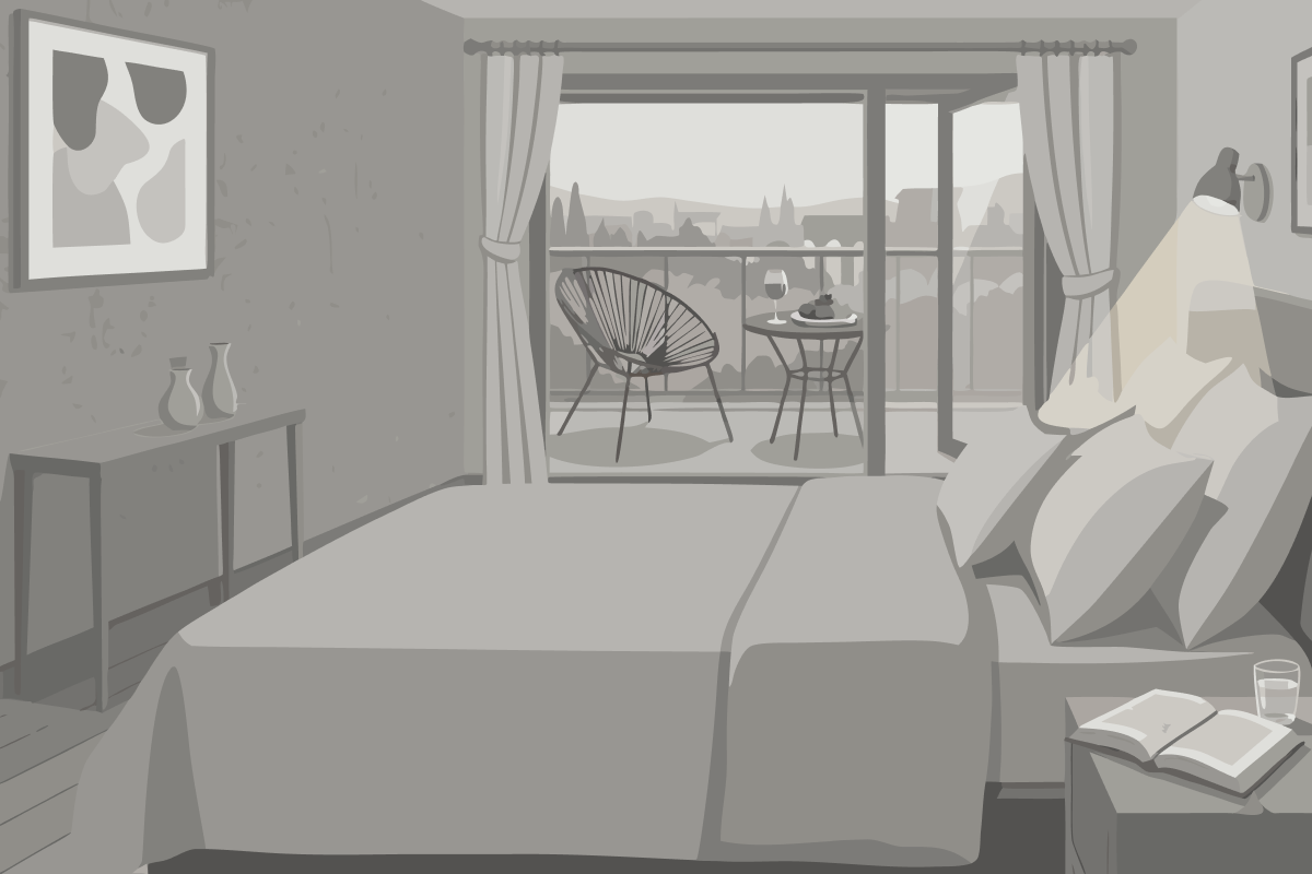 Double Room with Balcony and Sea View
